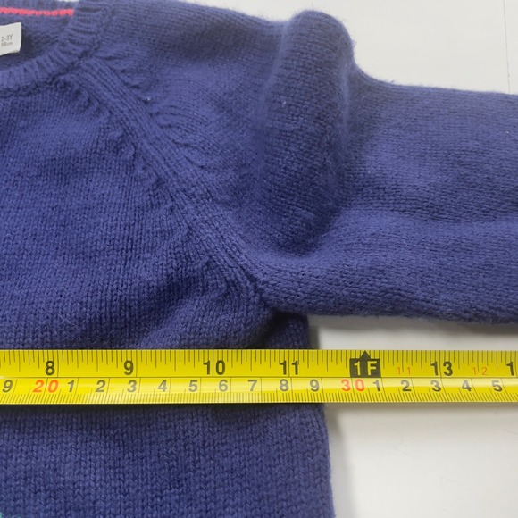 Baby Boden Cardigan Sweater Kids 2-3Y Blue Birds Holiday Christmas Knit - Picture 4 of 10